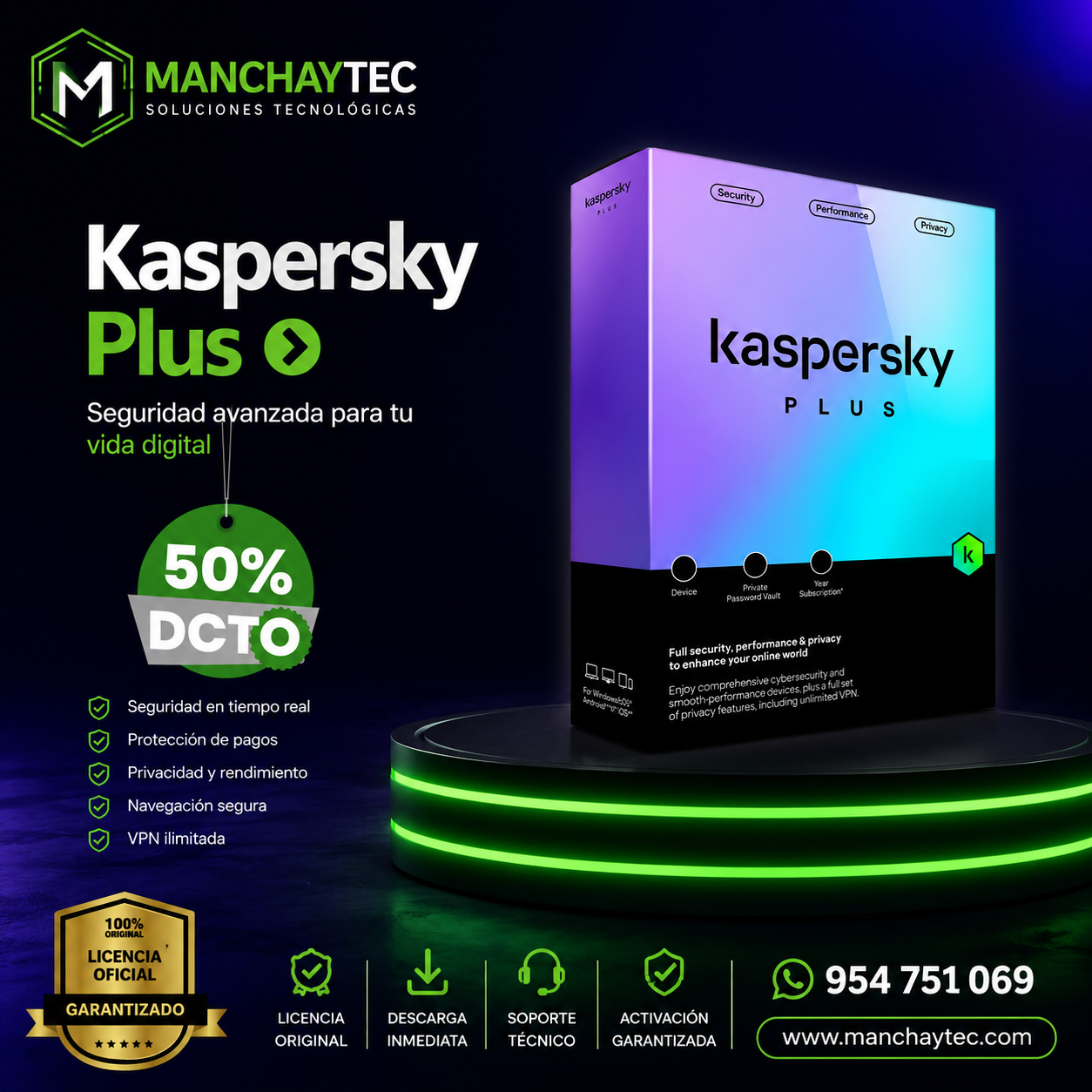 Antivirus Kaspersky Plus