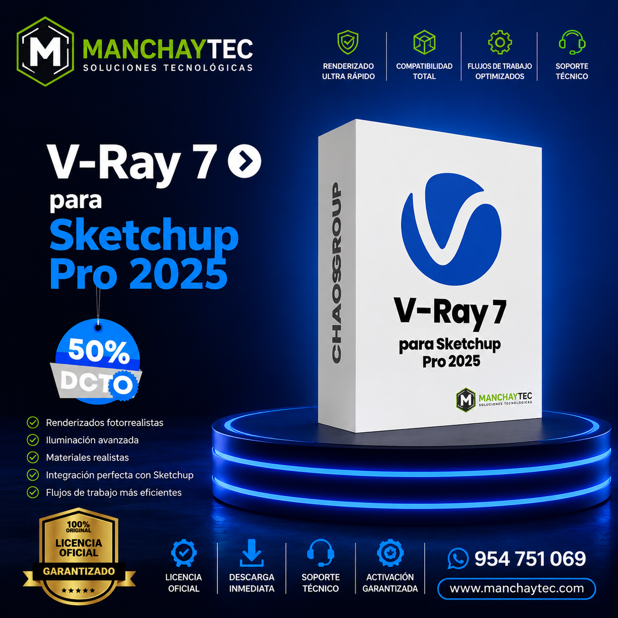 Vray 7 para SketchUp Pro 2025